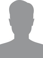 Male user icon isolated on a white background. Account avatar for web. User profile picture. Unknown male person silhouette